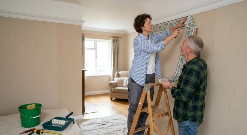 Wall Covering Installation in Conroe, TX