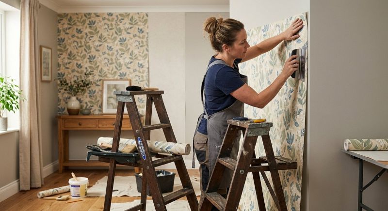 Bedroom Wallpaper Installation in Olathe, KS