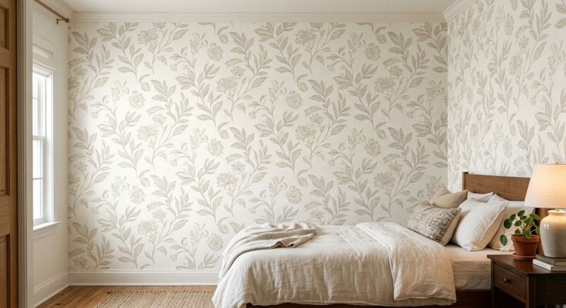 Bedroom Wallpaper Installation in Overland Park, KS
