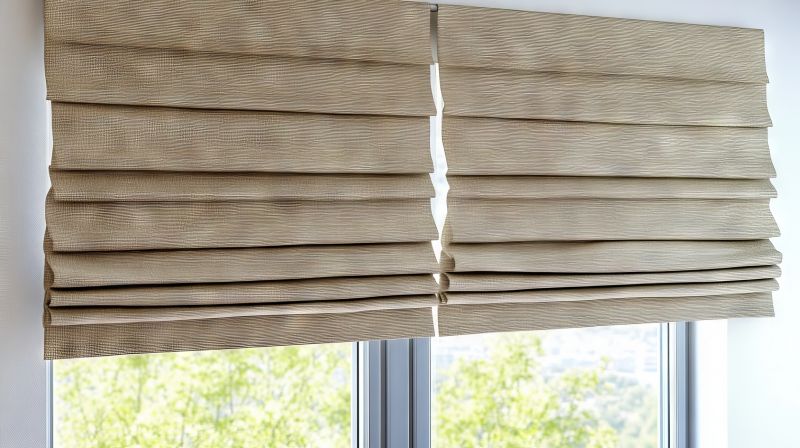 Roman Shade Hanging in Alpharetta, GA