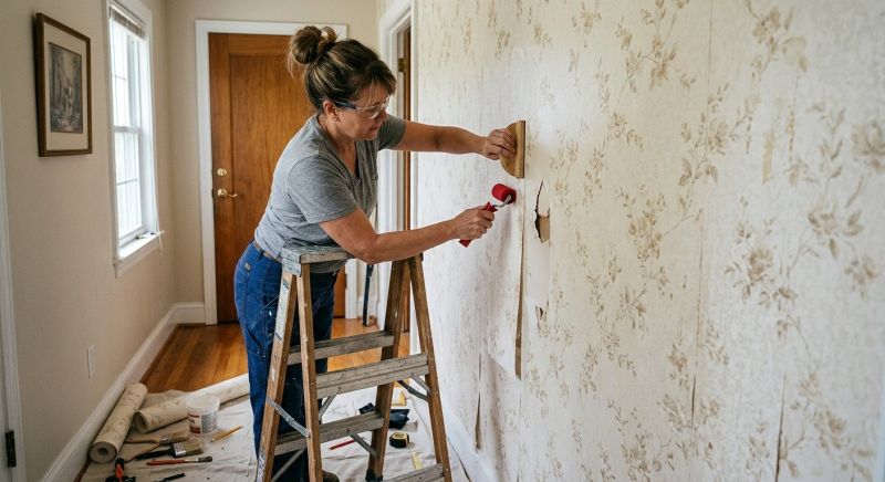 Wallpaper Repair in Roswell, GA