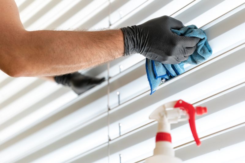 Clean shades work more effectively in regulating light and temperature